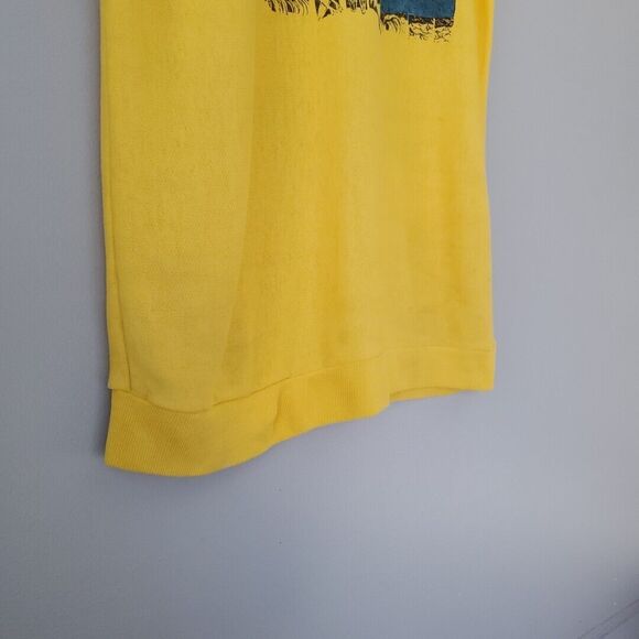 Trade Winds Vintage Yellow Beach Surfing Sleeveless Muscle Shirt Mens Large - Picture 5 of 9